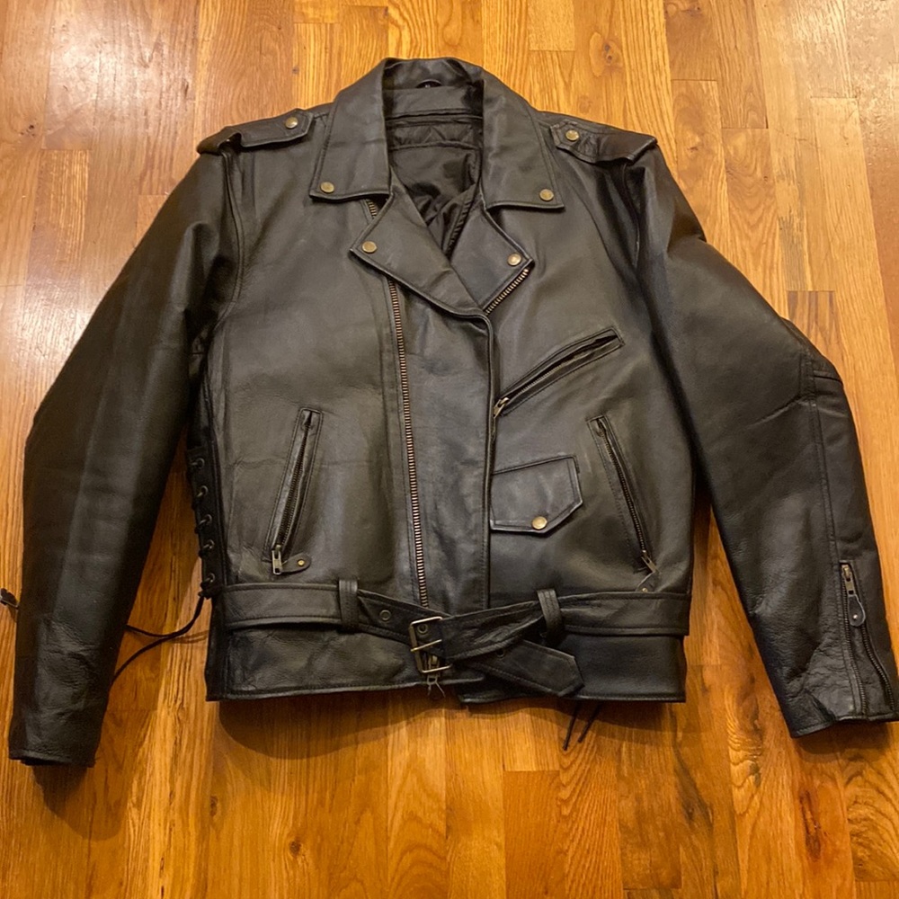 USA Bikers Dream Apparel Live to Ride Motorcycle Jacket size XL